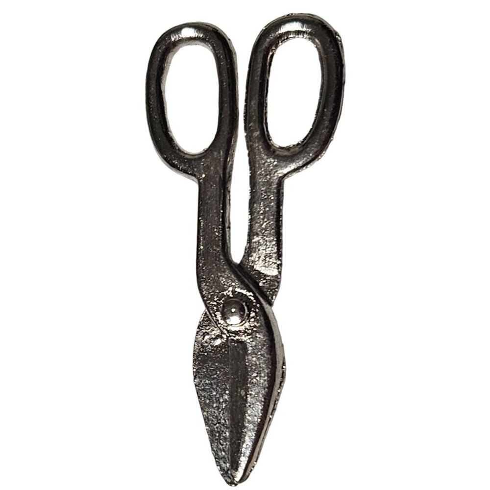 Miniature Silver Tone Metal Scissors Pendant Charm Fashion Jewelry Women DIY